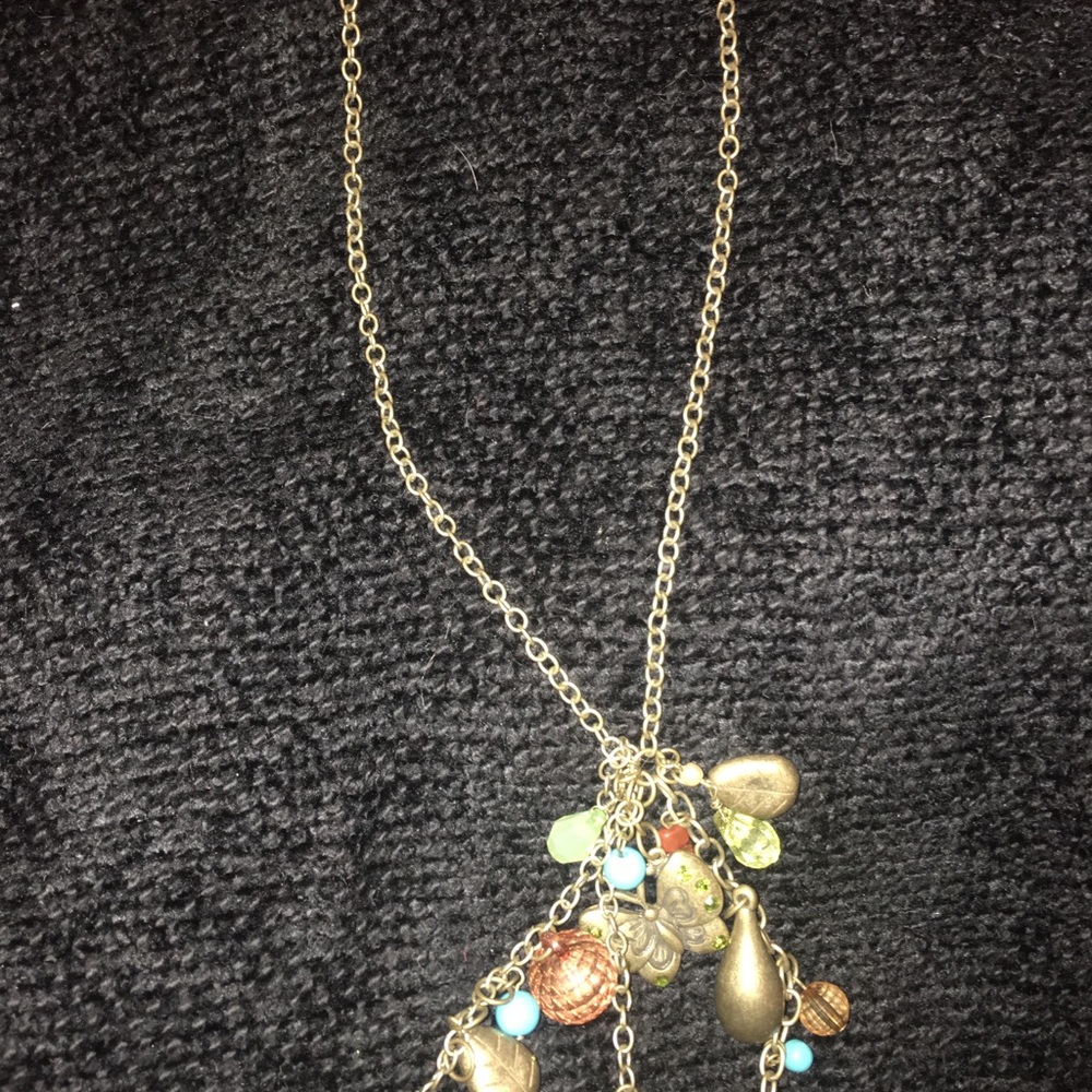 Gypsy/ Boho influenced trinket necklace